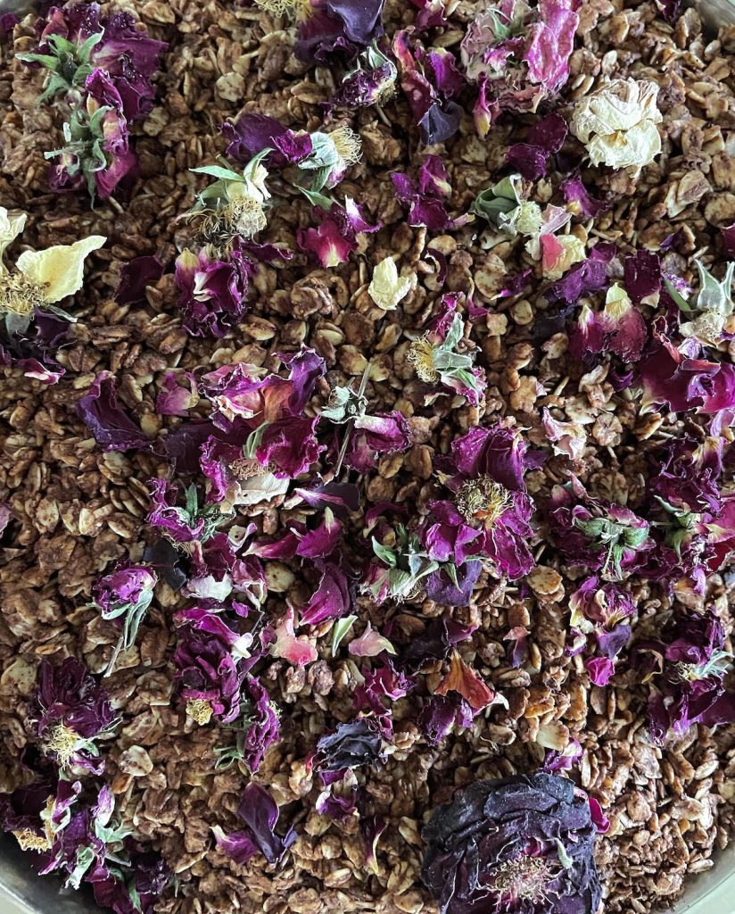 Roasted Cacao and Rose Granola – Hudson Valley Treats